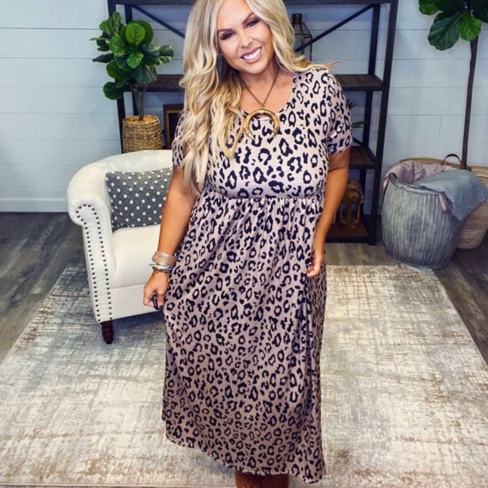 BOM BOM leapord dress